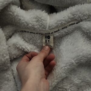 Roxy Plush Sherpa Hoodie - White
